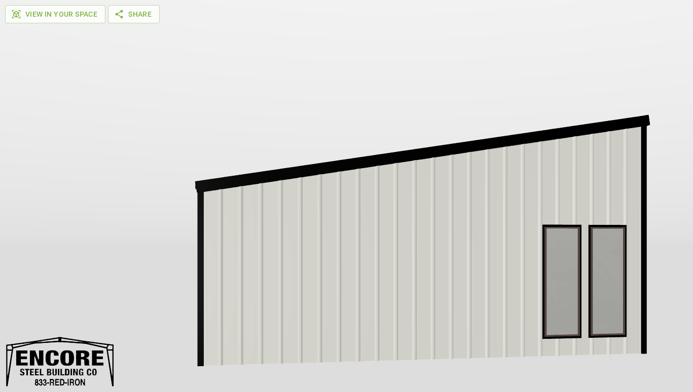 Front Single Slope 24'X40'X8-tall-ss