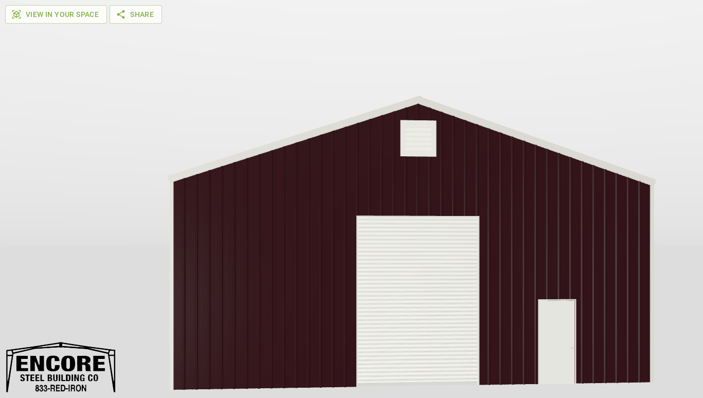 Front Gable 40'X60'X16-tall