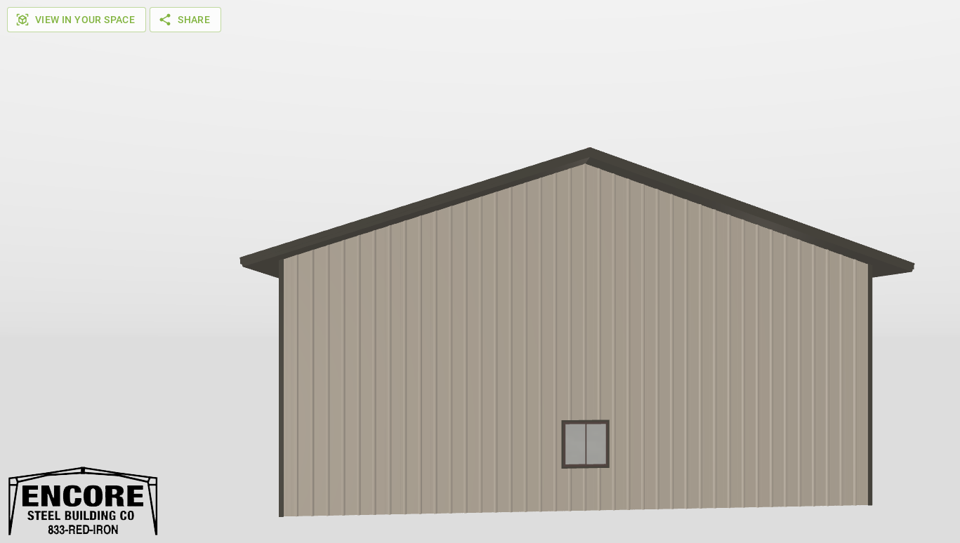 Front Gable 40'X70'X16-tall